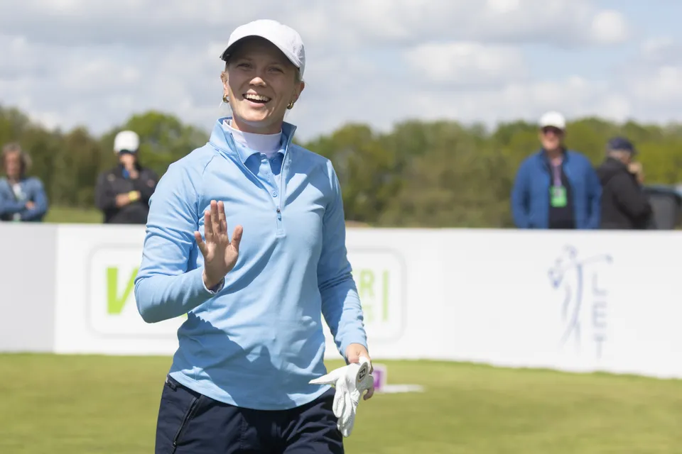 Celina Sattelkau auf der Ladies European Tour